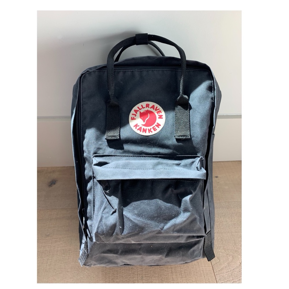 Fjallraven Kaken Black Backpack 15” Padded Laptop
